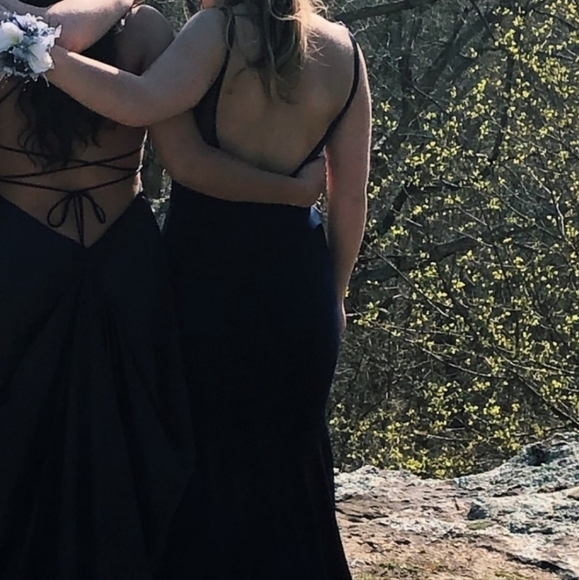 Navy Blue Dress - Picture 2 of 3